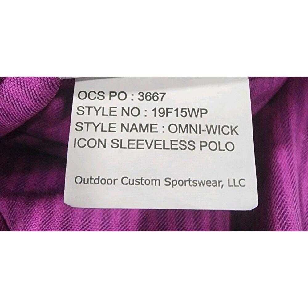 Columbia Top Womens Large Pink Purple Stripe Golf Omni Wick 1/4 Zip Polo - Picture 8 of 8